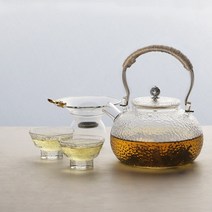 유리 해머 무늬 찻잔 쿵푸 다도 찻잔 가정 차 세트 유리 컵 일본 육각 망치 무늬 컵, NONE, 색상 분류: 해머 드 구리 뚜껑 냄비, 금붕어 차 배수구, 해머 드 찻잔 2 개