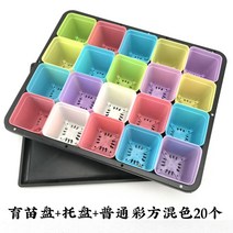 꽃 받침대 월계 두꺼운 측 대야 플라스틱 식물 입체 미니 사이즈 경치 많다 고기 비닐 화분 특 1768871528, 육묘반 트레이 일반핏 복권방 믹스