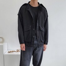 콘피아르 오버핏 코튼 하프 야상 자켓 TC0530N