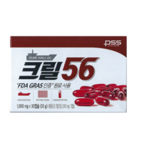 크릴56 크릴오일 (1000mg*30캡슐(30g)*6box), 3개, 30캡슐