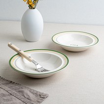 시라쿠스 메이플 홈파티 예쁜 앞접시 찬기, 2P, 코지그린