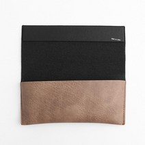 밤색/부드러운가죽 사각덮개 선글케이스 2개 60대 집