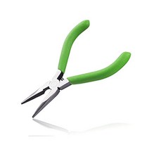 LEONTOOL Mini Tapered Radio Pliers Long Tip Micro Lead Flat Yatko with Knurled Spring Included 5.0 i, ロングノーズペンチ 滑らかなあ
