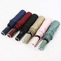 더블에이비 튼튼한 3단 자동 접이식 완전 자외선차단 방풍 암막 우산