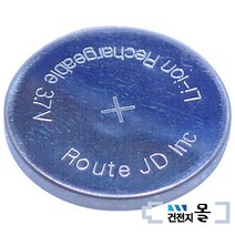 루트제이디 충전용 건전지 PD2032 (3.7V 75mAh) 리튬이온 배터리, 1개