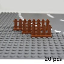 산업용 사다리 Diy시 친구 장난감 집 MOC 부품 울타리 계단 사다리 게이트 빌딩 블록 도어 창 미니 피규어, 34 20pcs