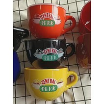 미드 프렌즈 굿즈 센트럴파크 넷플릭스 챈들러 머그컵 대용량 머그컵, F