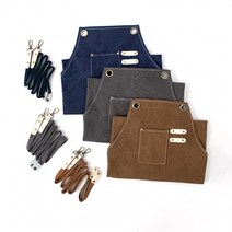 앞치마 카페 목공 작업용 포켓 공방용 주머니앞치마 요리앞치마 공방앞치마 남여공용, 퍼플