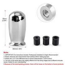 속도측정기 스피드건 속도 측정 기어 시프트 노브 단 단 수동 변속기 범용 자동차 레이싱, 은의