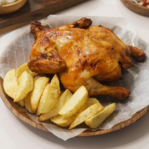 살림레시피 옛날통닭 2마리 1600g 간편한 에어프라이어치킨 에어프라이어요리, 매콤한 맛 2마리