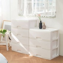 창신리빙 블랑 서랍장 60cm 3단 플라스틱 수납장 정리함