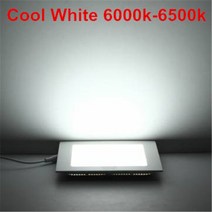 파워딜 Ac/dc 12 v/24 v 울트라 얇은 디자인 3 w 6 9w12w 15 25 led 천장 recessed 그리드 downlight 광장, 03 Cold White_03 12V 6W