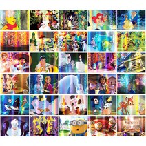 캐릭터 홀로그램 엽서 30종 디즈니 픽사 미니언즈, 9. 몬스터 주식회사