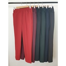 할머니옷 엄마옷 중년여성 국산 벤추리밴딩 기모바지 겨울 60대 70대 80대 28 40 왕대 빅사이즈 고무줄 엄마네옷장