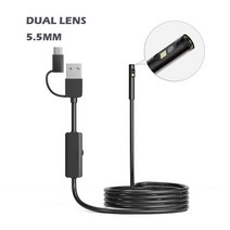 씨씨티비 소형 매장 cctv 야외 무선카메라 android endoscope dual camera hd1080p 3in1 micro usb type-c 8mm 5.5mm 자동차, 협력사, 1m, 5.5mm 1080p 듀얼