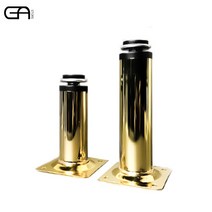 GAON STORE 철제 가구다리 골드 블랙 화이트 다리발 DIY, 블랙 사각기둥