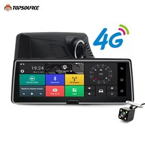 거치형네비게이션 대쉬캠 topsource 자동차 dvr 안드로이드 5.1 4g 7.84quot gps wifi 1080p 비디오 레코더 등록 대쉬 캠 주차 모니터링