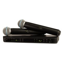 BLX8 BLX288 BETA58 SM58 PG58 2 채널 무선 마이크 UHF 듀얼 마이크 키트 shure 가라오케 무대 용 무선 시, BLX288BETA58