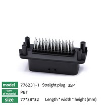 포고핀 ECU 컨트롤러 8 14 23 35 핀 위치 PCB 마운트 헤더 수직 수 커넥터 플랜지 씰 776228-1 776231-1 1 5/20 개, 11 776231-1-35P, 20 PCS