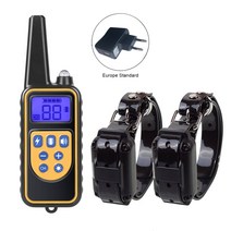대형견입마개 강아지짖음방지 식분증 구명조끼 리모콘 개 짖기 방지 민폐 신기 자동 전기 충격 목걸이 대 중소형 훈련기, 10 1차 2차 유럽 규정