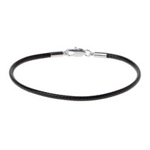 운이 좋은 브레이드 가죽 팔찌 w/ 랍스터 걸쇠 팔찌 팔찌 보석 장식