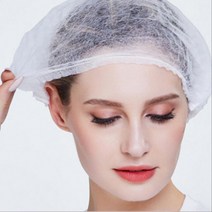 공장 연구실 청소 부직포헤어캡 위생모자 100p 조리실, 1-위생모자-파랑