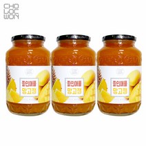 초록원 파인애플 망고잼 1KG X3병 (3KG)