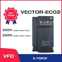 주파수 변환기 XSY-AT2 0.45KW/0.75KW/1.5KW/2.2KW 단상 220V 입력 주파수 변환기 모터, 04 0.75KW 220V