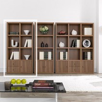 4단 상장 진열 상패 책꽂이 책장 선반 사무실 슬림 파티션 장식장 미니 diy, 월넛화이트