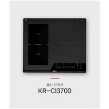 웰치인덕션 KR-CI3700 3구 인덕션 전기 쿡탑 프리미엄 세라믹