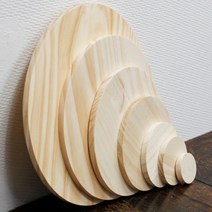 두께1cm 송목나무판 DIY목재원형판, 두께1cm×지름5cm