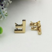 가죽 가방끈 크로스 스트랩 어깨끈 가죽가방 가방줄 5Pcs DIY 영어 26 편지 금속 리벳 클로 스터드 가방 의, 06 F_01 as details