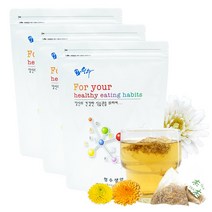 아이조아 꽃차 3종세트 삼각티백 150개 마리골드차 50T+흰민들레차 50T+국화차 50T 부모님선물 효도선물, 아이조아 꽃차 3종(쇼핑백포함)