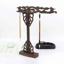 서예 붓 걸이 원목 꽂이 선반 거치대, 단품, 단품