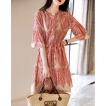 여름 보헤미안 차 쉬폰 드레스 065ef4LL