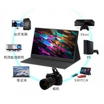 11.6인치 휴대용 모니터 HDMI PS4 xbox 스위치 미니 모니터 4k 컴퓨터 보조 화면, 14.1인치 19201080HDR 지원, 패키지 A
