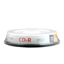 공CD 공씨디 52배속 공미디어 CD-R 10매 700MB 저장