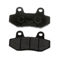 2pcs 90cc 125cc 110cc 트윈 포트 클래식 핏 먼지 자전거 오토바이 리어 브레이크 패드 E7CA, 한개옵션0