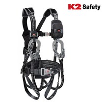 K2 안전벨트 KB-9502 Y 엘라스틱 더블 IUA19924/1개, 1개, 블랙