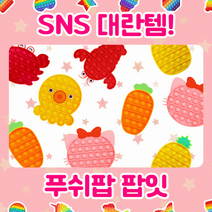 KC인증 캐릭터 푸쉬팝 당일발송 장난감 팝잇 푸쉬팝 뽁뽁이 팝잇 귀여운 푸쉬팝 버블팝 팝잇 푸쉬팝 푸시팝, 가재