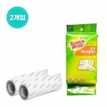 중형테이프클리너 먼지돌돌이 3M 리필 100mmx2개