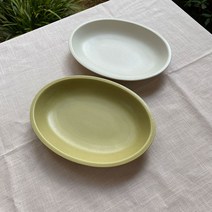 스튜디오엠 마두라이 오벌 볼그릇M 600cc 2종 택1, 02.옐로우그린 181795, 1개