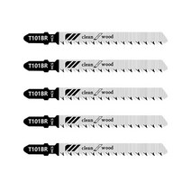 컷쇼기 직소 컷쏘 5Pcs T101BR Reciprocating Saw Blades HCS Jigsaw Wood Plastic Fiberboard Plywood Cut, 한개옵션0