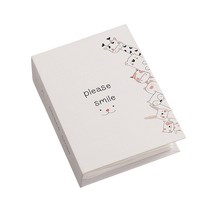 포토앨범 4x6인치 포켓 사진북 대용량 성장 초음파 앨범 꾸미기, 해피 스마일