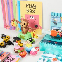 부키부키 플레이박스 월령별 그림책 한글책2권+완구1종+워크북1종+모바일가이드, 30개월