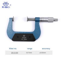 디스크 타입 마이크로미터 0-25mm 25-50mm 75-100mm 기어 톱니, 07 50-75mm Xibei