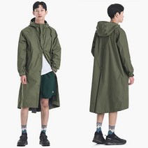 네파 NC송파점 공용 3컬러 배낭 착용하고도 편안하게 착용 가능하도록 여유로운 패턴 적용한 레인코트 방수자켓 SPJK, 100, CREAM(104) ##