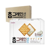 (박스)크라운 참그레인샌드 256g 8입 대용량 주전부리