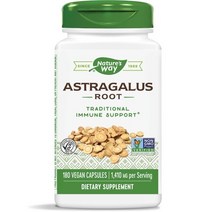 네이쳐스웨이 아스트라갈러스 루트 470mg 베지테리안 캡슐, 180개입, 1개