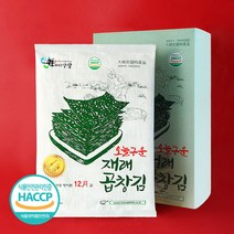 12월 지주식 홍도 조미 재래곱창김 선물용, 1세트, 10봉